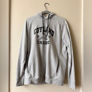 Coyland Creek Gray Men's Hoodie